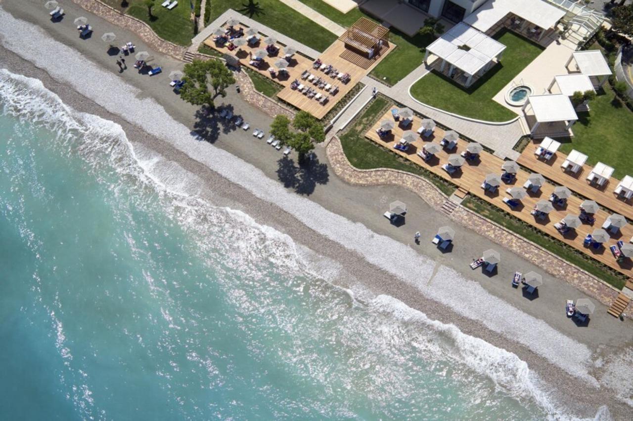 Electra Palace Rhodes เอียลิซอส ภายนอก รูปภาพ Aerial view of the beach